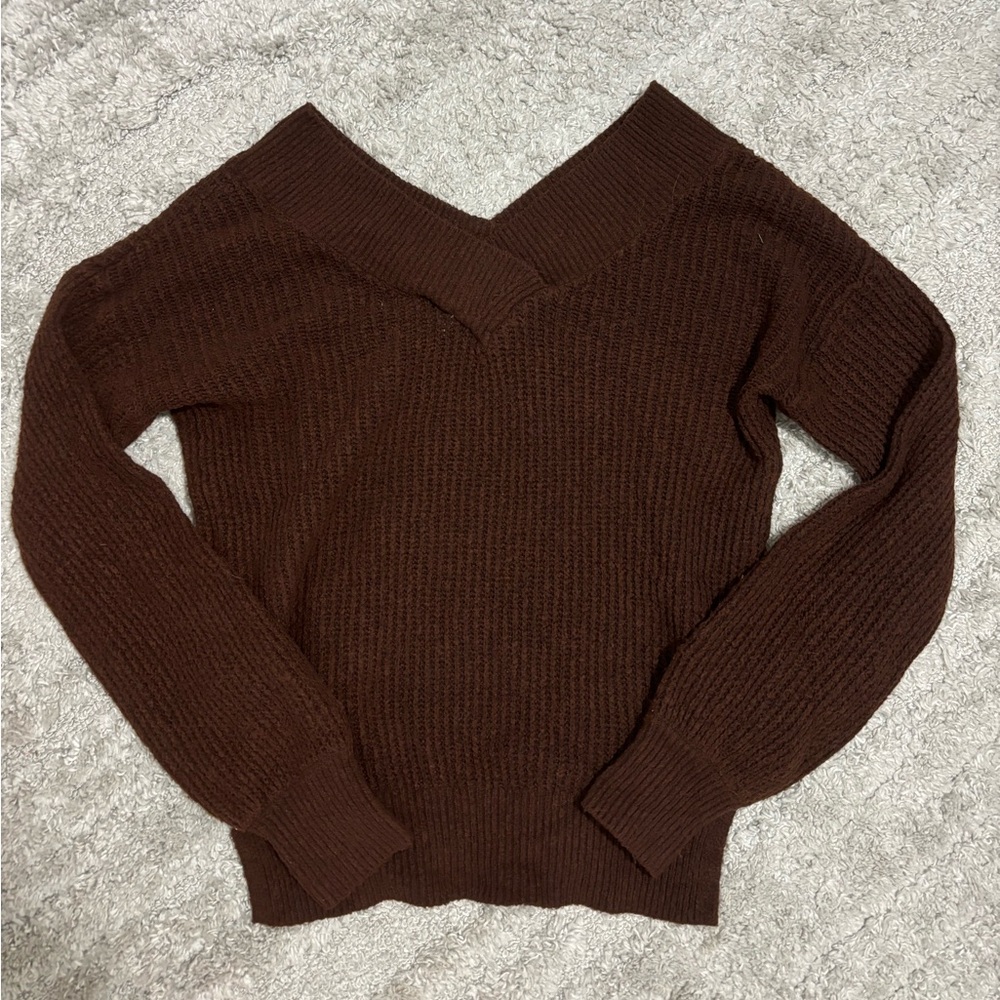 M Pink Rose knit sweater
